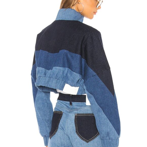 RARE Revolve x Chloe Denim Track Jacket and Shorts Size XS - Picture 16 of 16